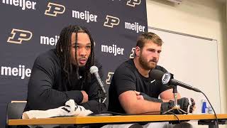 Gus Hartwig and Kydran Jenkins after Purdue’s 660 loss to Indiana [upl. by Alemat]