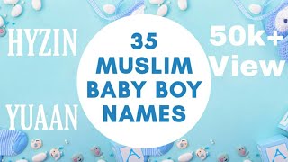 LATEST ARABIC MODERN ISLAMIC BABY BOY NAMES WITH MEANING  BEAUTIFUL ISLAMIC NAMES [upl. by Parfitt]