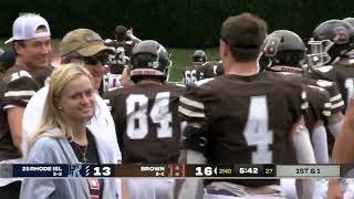 Brown vs URI Football Highlights [upl. by Epifano]