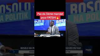 Pas de 3ème mandat pour FATSHI 🔥 [upl. by Anaoj]