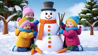 Winter Fun for Babies  Cute 3D Baby Cartoon Songs  Snowy Adventures Songs amp Rhymes for Kids [upl. by Townshend]