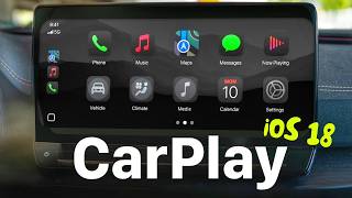 🔥 iOS 18 Apple CarPlay  10 NEW FEATURES [upl. by Teteak]