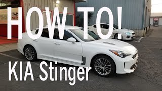 HOW TO  2018 KIA Stinger door panel removal [upl. by Dragoon]