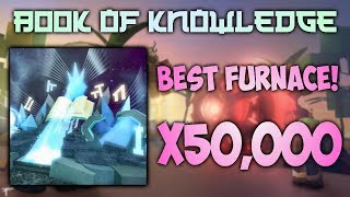 CRAFTING THE BOOK OF KNOWLEDGE Miners Haven Best Furnace in the Game [upl. by Anurag460]