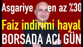 Faiz indirimi hayal oldu  Borsada acı gün  Altında eller tetikte [upl. by Evets895]