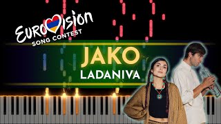 LADANIVA  Jako 🇦🇲 Armenia Eurovision 2024 piano tutorial  sheet piano [upl. by Atsahc181]