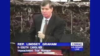 Lindsey Graham once took a very different view of judges committing perjury [upl. by Enalb177]