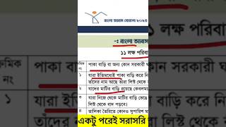 Bangla awas yojana survey update banglaawasyojananewupdate awasyojana awasyojana [upl. by Atiekal]