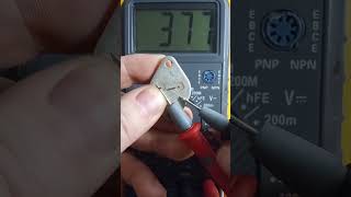 NPN transistor test [upl. by Airdnala]