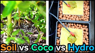 Soil vs Hydro vs Coco Blend for Indoor Gardening and Hydroponics [upl. by Hamel920]