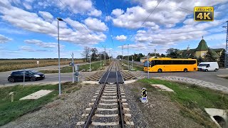 4K CABVIEW Subotica SRB  Szeged HU  Subotica  Serbia to Hungary and back [upl. by Annav363]