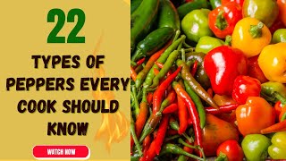 Spice Up Your Cooking with These Pepper Types peppers cooking spices [upl. by Zulch]