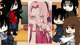 Uchiha clanIndara react Haruno Sakura part 2 Sasusaku Narusaku Lola [upl. by Arreic]