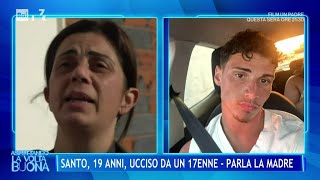 Santo 19 anni ucciso da un 17enne per difendere lamico  La Volta Buona 05112024 [upl. by Chilson]