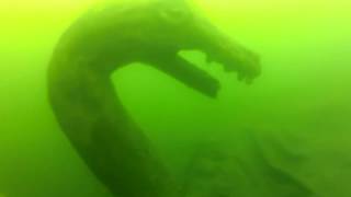 Ogopogo HIDDEN STATUE Dive Helmet walk [upl. by Ehtyde]