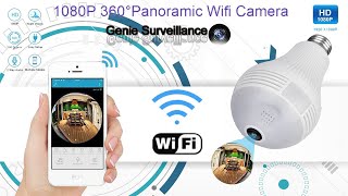 5G WIFI LIGHT BULB SECURITY CAMERA WATCH VIDEO BEFORE YOU BUY [upl. by Lesde571]