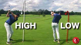 How to Hit your golf ball VERY HIGH or SUPER LOW [upl. by Birkett]