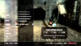 Elder Scrolls V Skyrim Making The Best Bow w Enchantments 355 Damage [upl. by Ifok]