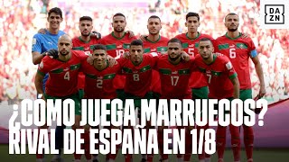 ¿Cómo juega Marruecos Rival de España en 18 del Mundial de Qatar [upl. by Nivlam923]