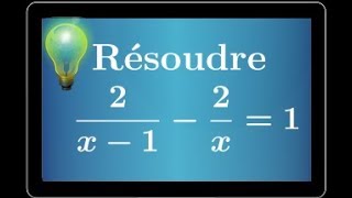 équation avec des fractions se ramenant à des équations du second degré  Première S ES STI [upl. by Ecnerwal]