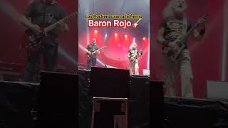 BARÓN ROJO🎸 Los Rockeros van al infierno 🤘😁 en directo [upl. by Htebazile]