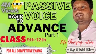 Active And Passive Voice Basic To Advance By Rishi Sir [upl. by Naiditch]