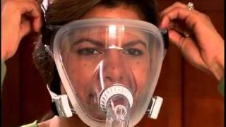 Fitting and Adjusting  Respironics FitLife Total Face CPAP Mask [upl. by Verner]