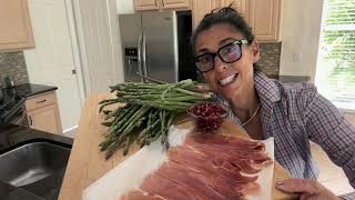 🇮🇹 Asparagus Prosciutto amp Pomegranate Recipe Italy Easy [upl. by Meli126]