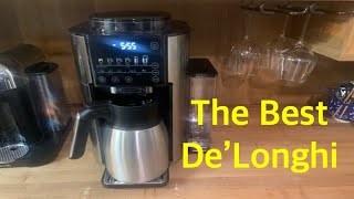 The Best DeLonghi Coffee Maker DeLonghi TrueBrew Drip Coffee Maker w Built in Grinder and Carafe [upl. by Elyk]