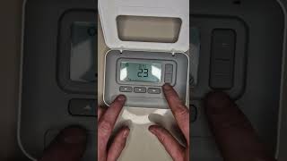 How to use Honeywell T3 thermostat [upl. by Goodson]