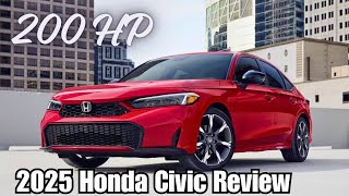 2025 Honda Civic Hybrid Sedan Walkaround Review  interior exterior Details [upl. by Anerom527]