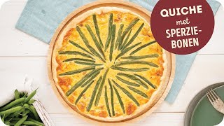 Recept Quiche met sperziebonen en gedroogde tomaatjes [upl. by Shakti987]