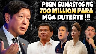 PBBM GUMASTOS NG 700 MILLION PARA SA MGA quotDUTERTEquot AT KAY PASTOR QUIBOLOY❓️ [upl. by Rayham860]