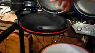 ION vs Rock Band 1 drums  rebound comparison [upl. by Areic]