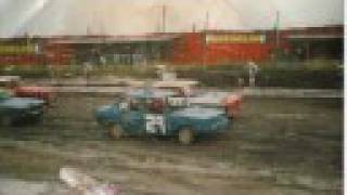 Banger racing Crewe Stadium Whitchurch 19856 [upl. by Kafka]