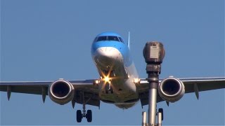 Landing Jetair Embraer 190 Antwerp Airport [upl. by Lindemann]