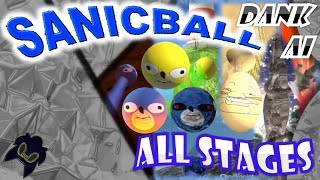 Sanicball v081  All Stages Dank AI [upl. by Ahola]