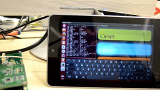 Live DABDRMFM using USB receiver 10 EUR on Asus Nexus 7 Tablet [upl. by Warde795]