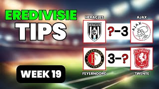 NETHERLANDS Eredivisie Predictions amp Betting Tips Round 19 [upl. by Amy]