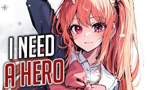 Nightcore  HERO Female Version Lyrics [upl. by Eca]