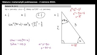 Zad 16 Trygonometria Wartość wyrażenia [upl. by Jamieson98]