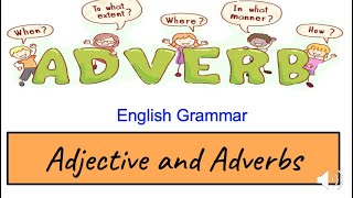 Class 3 English Grammar Adverb Difference between Adjective and Adverb [upl. by Bisset]