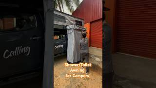 ShowerToilet Awning for Campers  Camper Dynamics [upl. by Erskine]