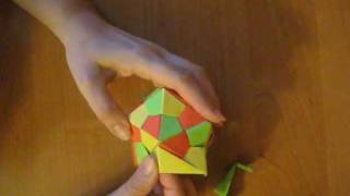 How to make origami icosahedron [upl. by Olatha]