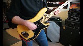 Funky Bass  1978 Fender P Bass  Nordstrand NP4A pickups  Andy Irvine [upl. by Ahsiekit520]