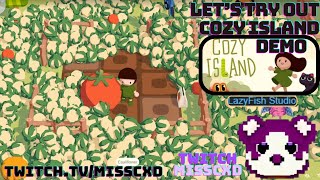 Lets try out Cozy Island Demo XD cozyIsland demo [upl. by Tik229]