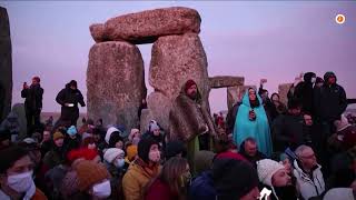 Stonehenge revelers bring in the winter solstice [upl. by Lozano307]