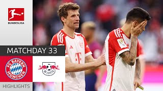 Bayern Slip in Title Race  Bayern  RB Leipzig 13  Highlights  Matchday 33 – Bundesliga 202223 [upl. by Odie]