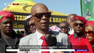 Pig Farm Murders  EFF calls for closure of the establishment [upl. by Jeth342]