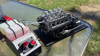 13 scale Cosworth DFV V8 engine “Turn up the volume” [upl. by Martinelli]